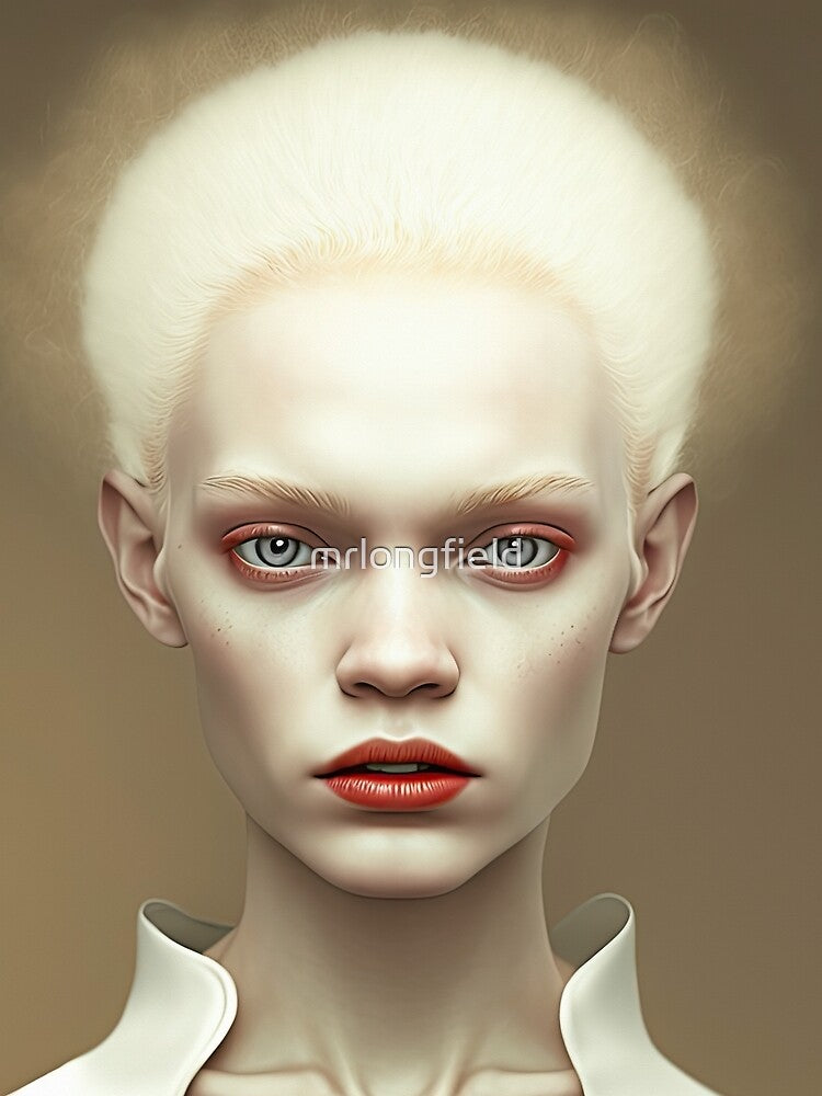 Beautiful woman digital drawing with oil paint finish. by mrlongfield