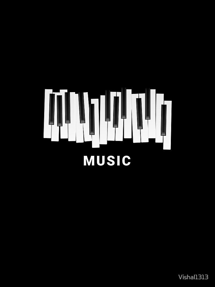 Music Lover Shirt, Cool Music T Shirt, Instrument Tee, Gift For Her, Music Notes, Piano Shirt, Music Teacher Gift by Vishal1313