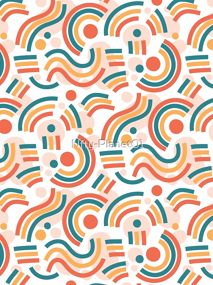 Hand Drawn Colorful Pattern 05 by Nfty-Planet01