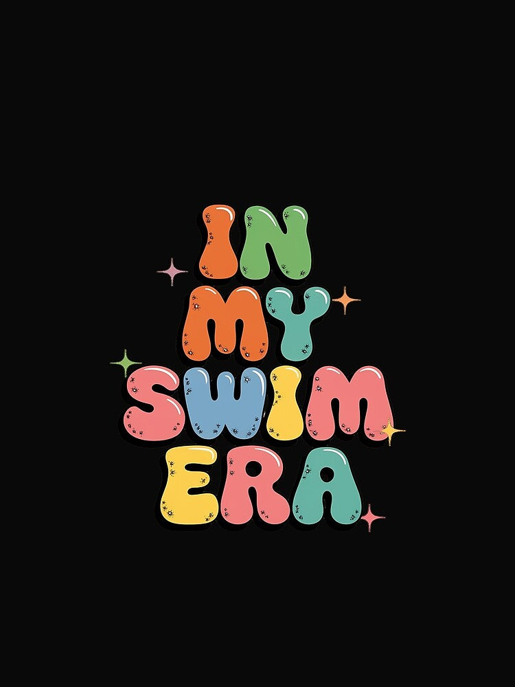 Retro In My Swim Era Swimming Swimmers Women Men Kids by Thamngan