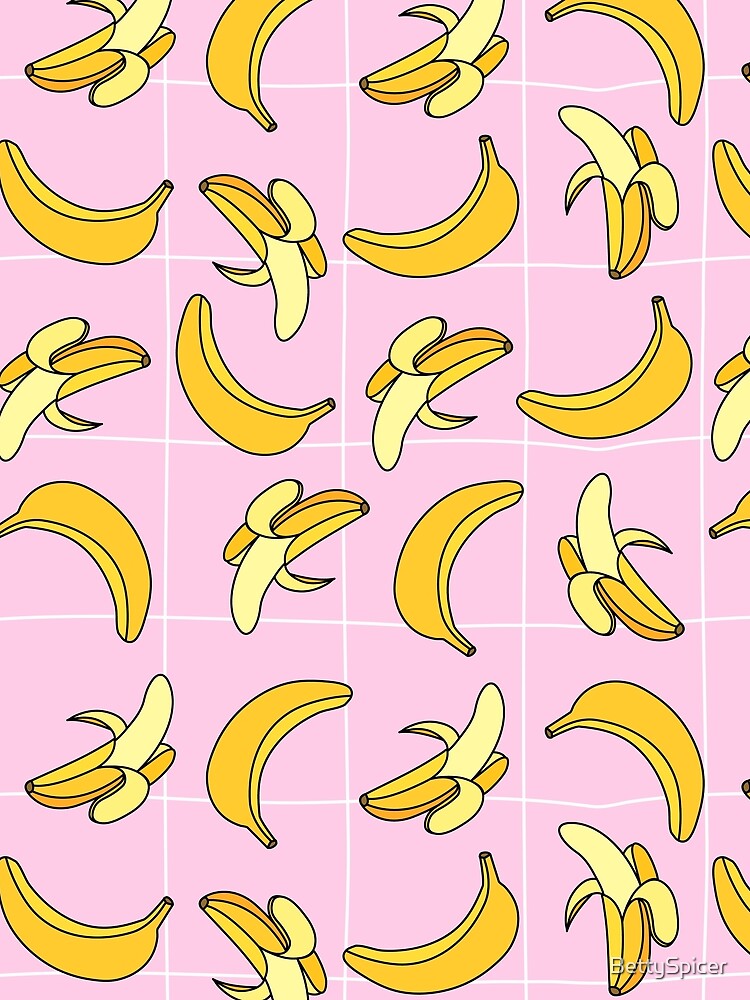 Banana Pop Pattern by BettySpicer