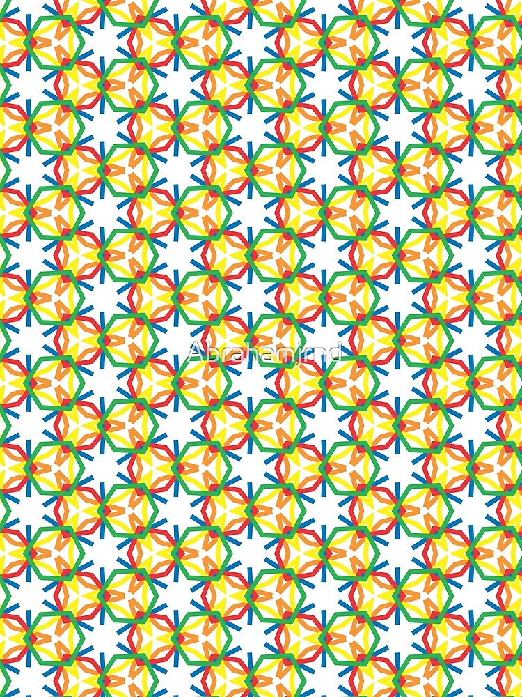 event rainbow minimal seamless colorful repeat pattern by Abrahamjrnd