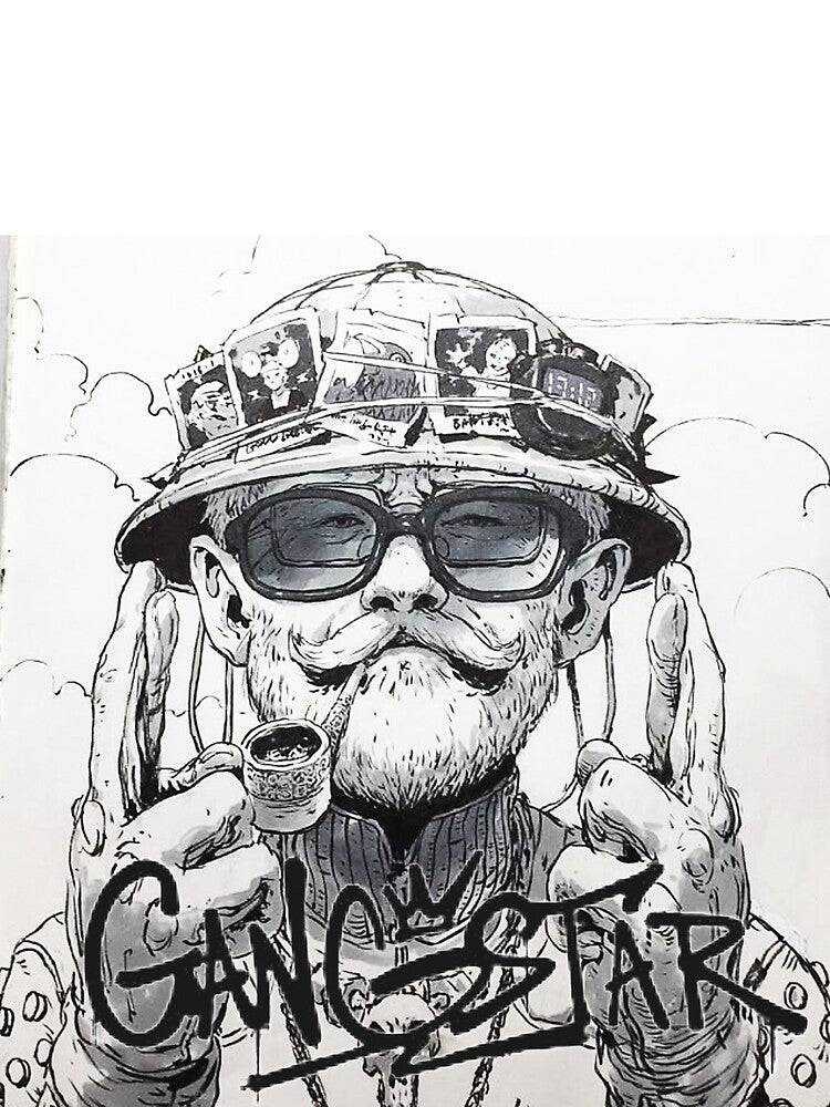 Gangstar Vintage Illustration – Streetwear Graphic Design by Unstocks