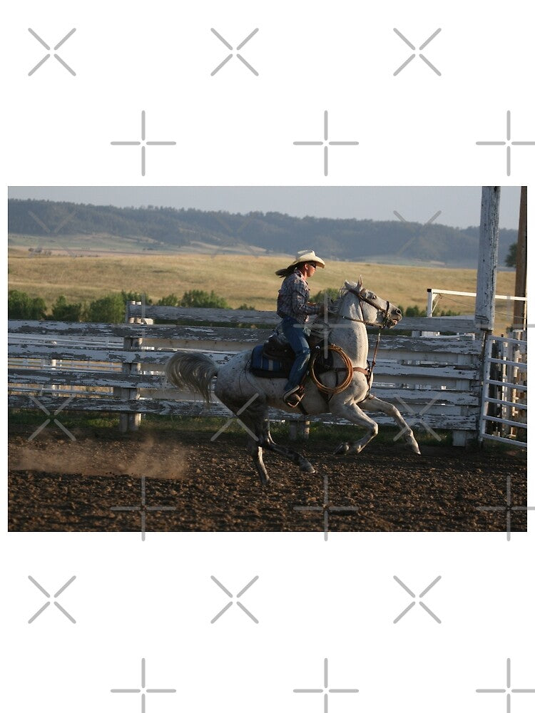 Rodeo Cowgirl Barrel Racer by Rodeo-Photos