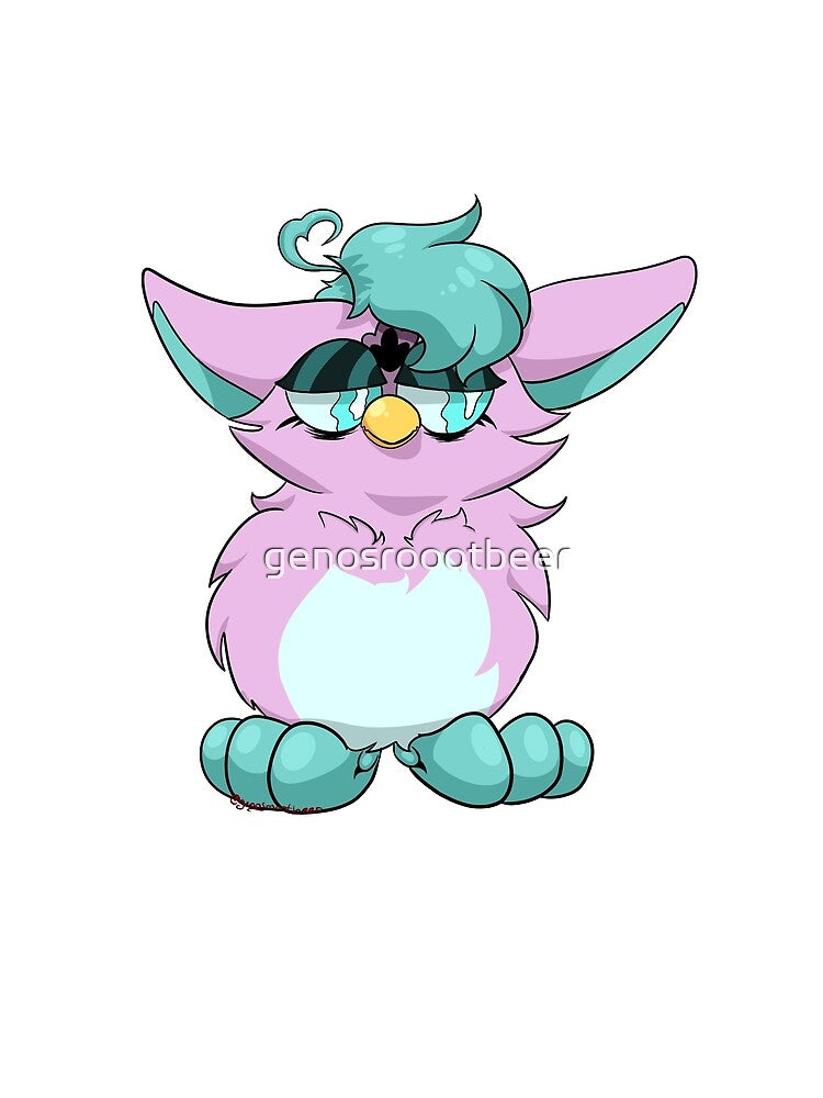 Cotton Candy Furby by genosroootbeer