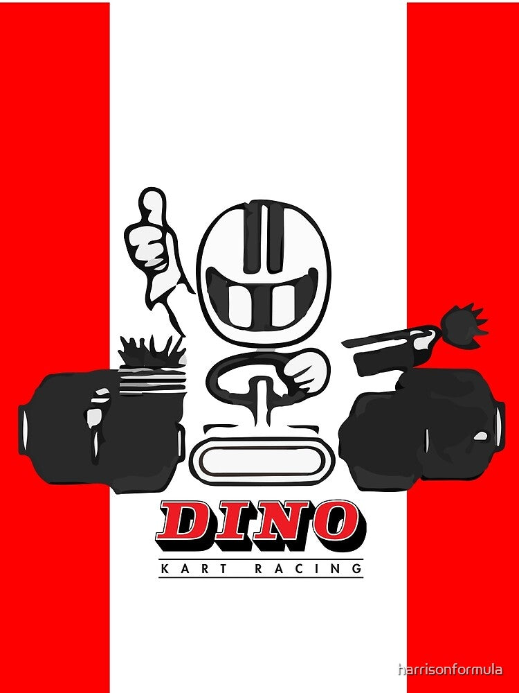 Vintage Kart Dino by harrisonformula