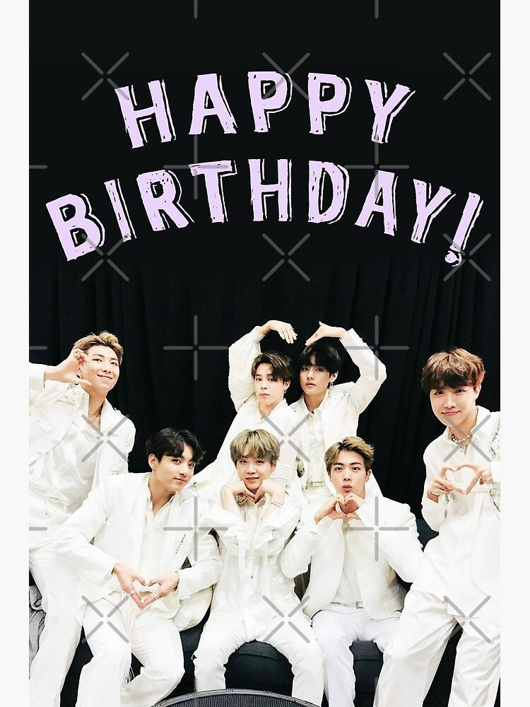 BTS Happy Birthday by cloudstardust