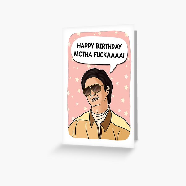 Mr Chow happy birthday greeting card. by Splendid Scibbles