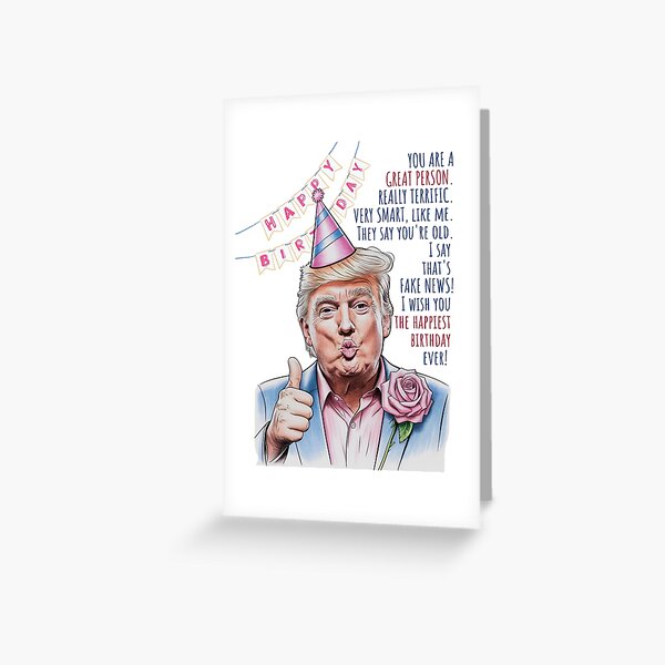 Trump Happy Birthday Wishes by Roy & Tiffany