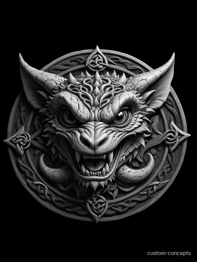 Dragon logo by custom-concepts