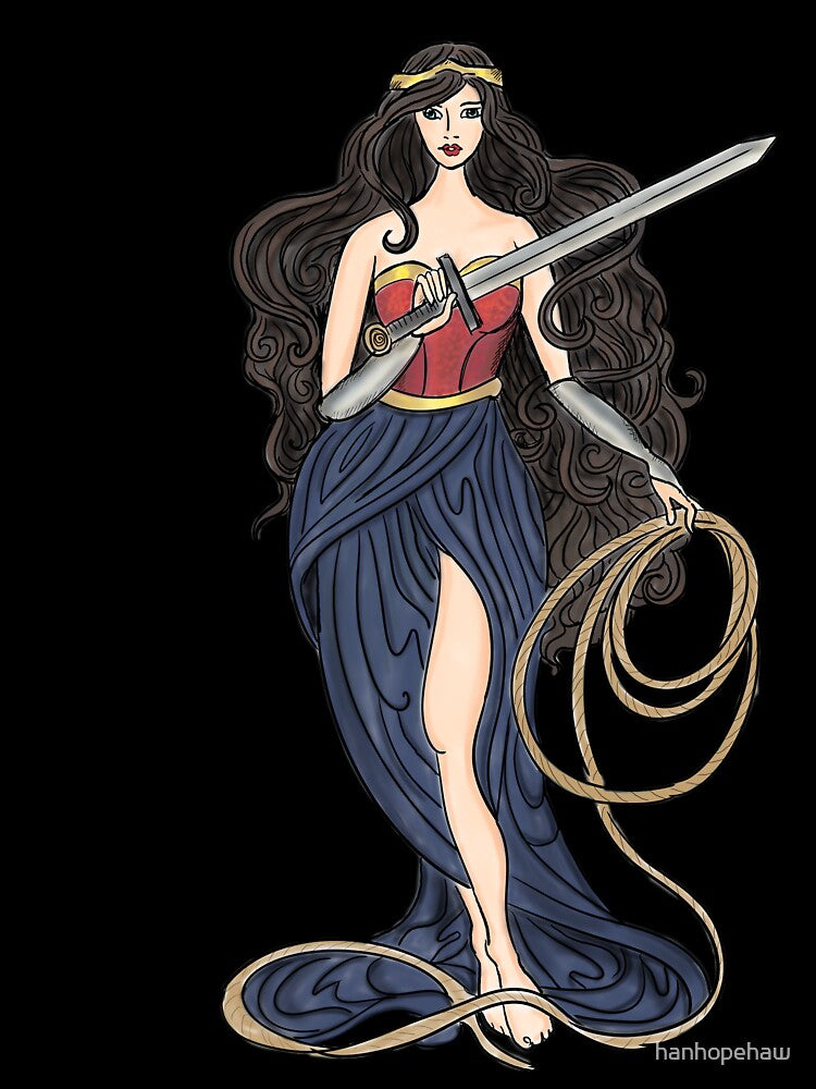 Art Deco Amazon Princess by hanhopehaw