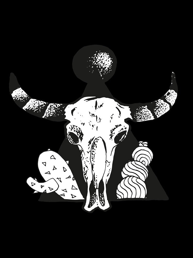 skull ink art by ilustra-ink