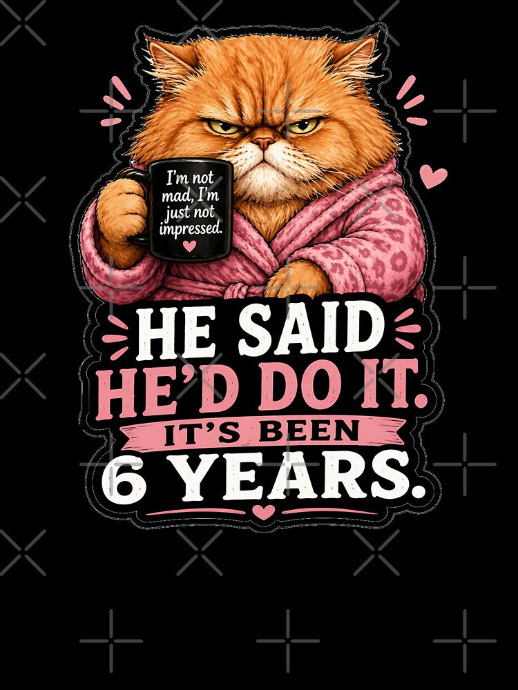 Sassy Orange Cat Husband Humor Sticker by Gentlestate
