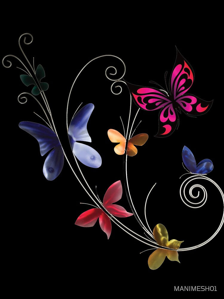 Colorful Butterfly by MANIMESH01