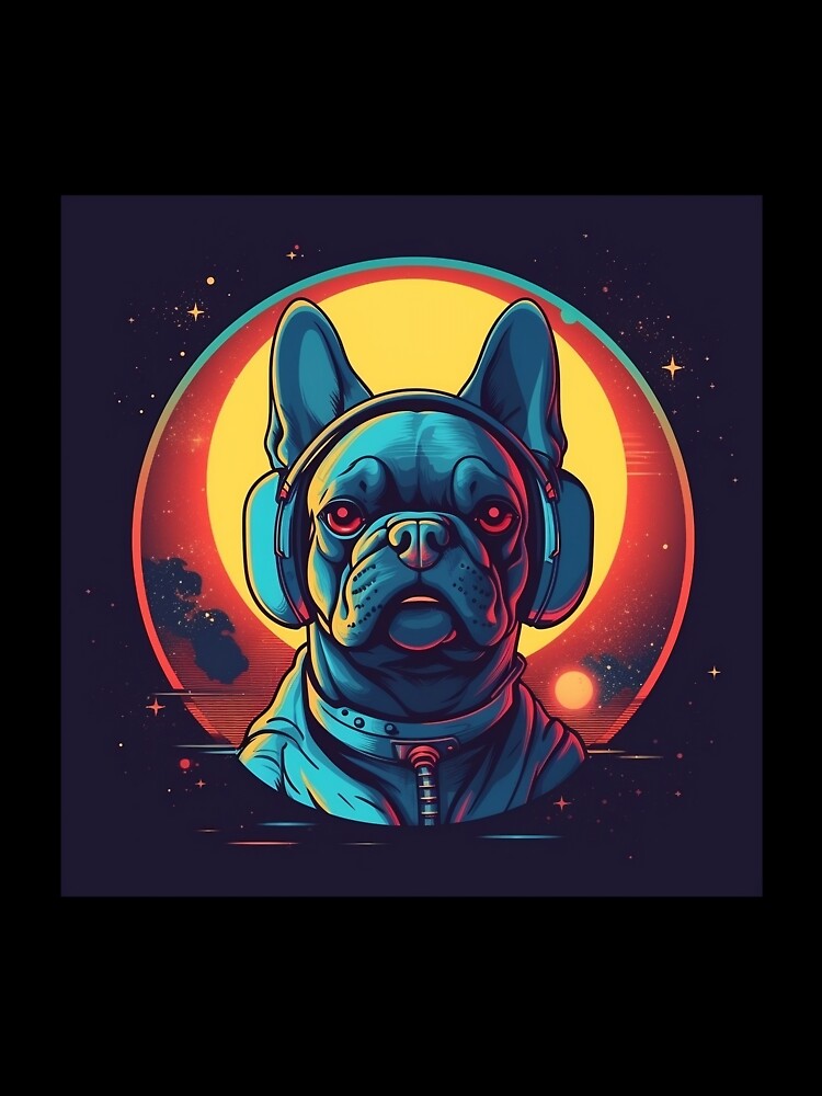 French Bulldog Vector Style by Kevin Lou