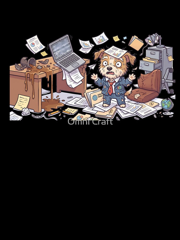 Chaotic International Business Dog Office by Omni Craft