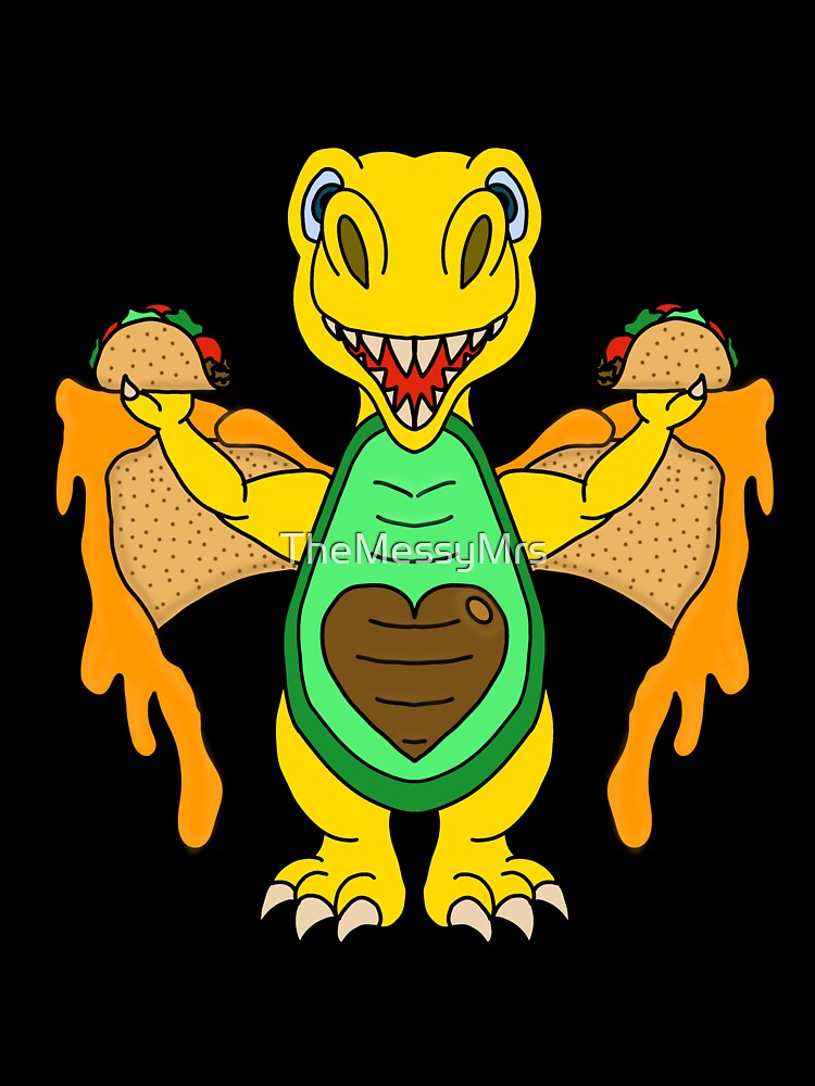 Yellow Tex Mex Dragon by TheMessyMrs