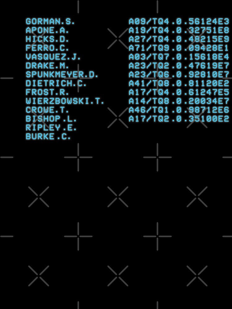 USS Sulaco Colonial Marines crew roster by dirimir