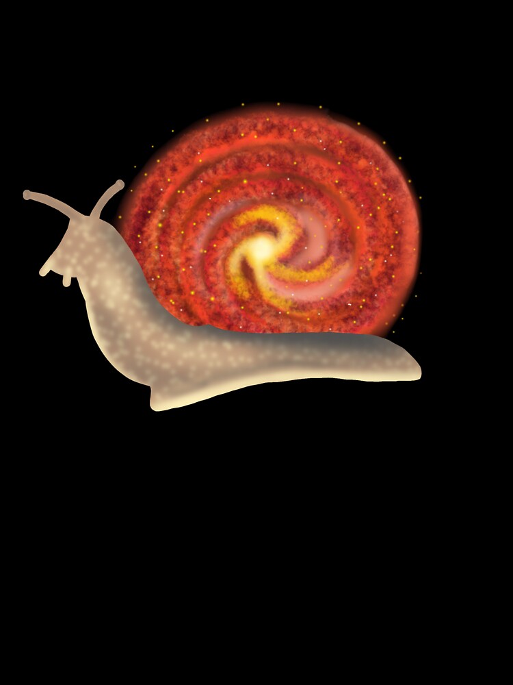 Danvant- Orange Galaxy snail by Daniel Vasco