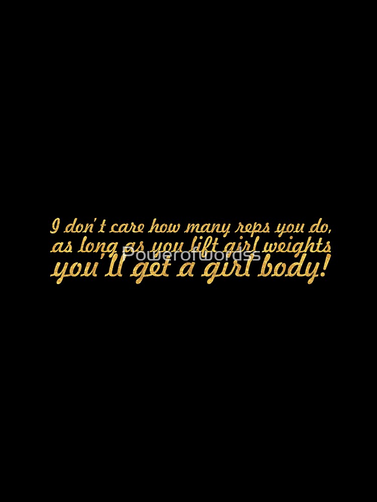 I don't care... Gym Motivational Quote by Powerofwordss