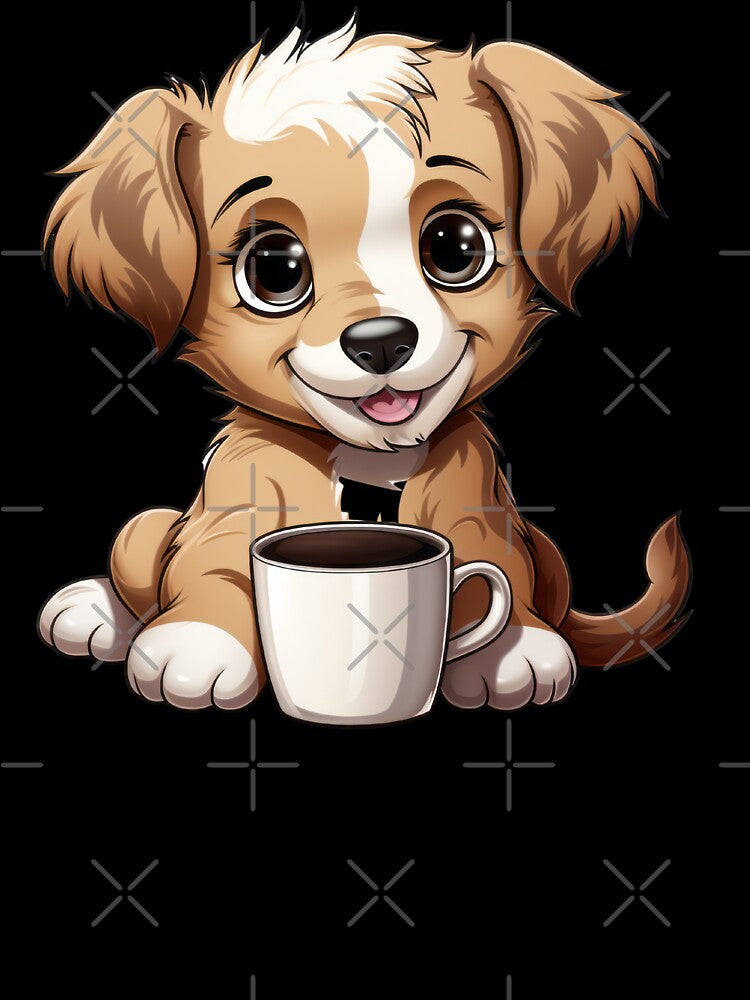 Coffee time puppy by Dreamers Artists