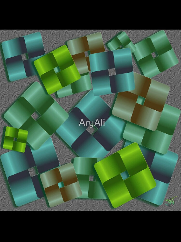 3D series on gray by AryAli