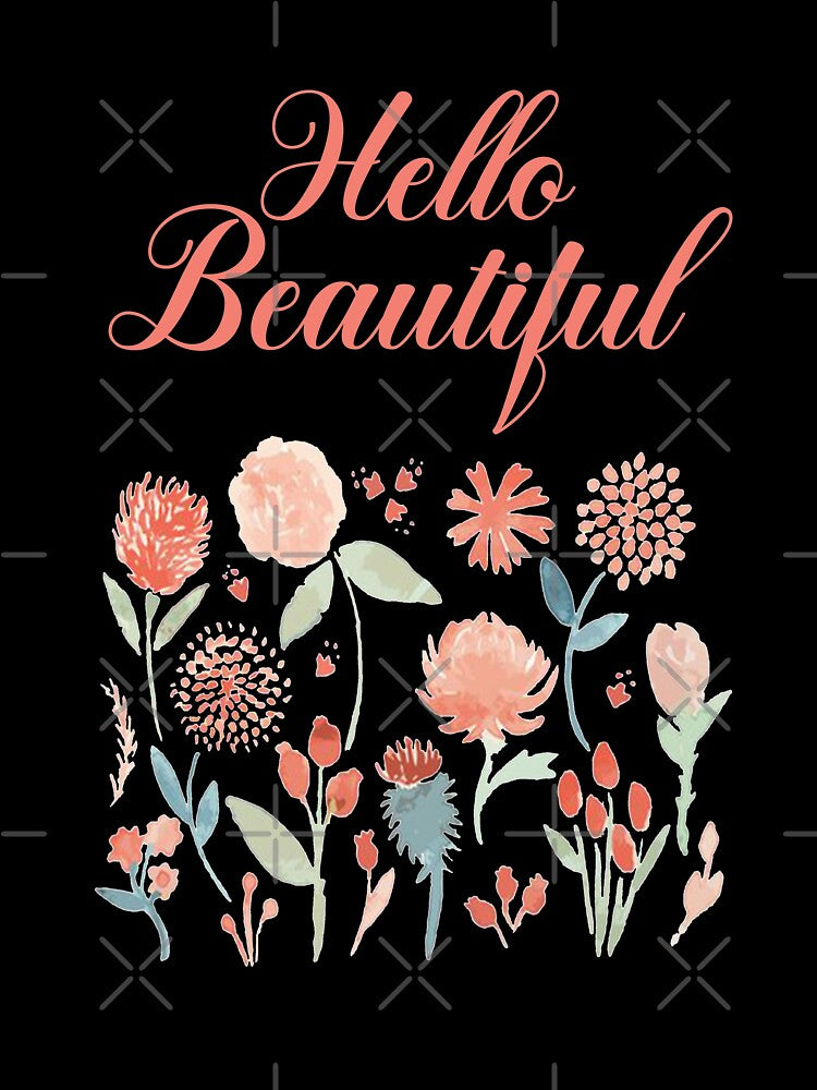Cute Greeting Card - Hello Beautiful by DitaNadiaStore