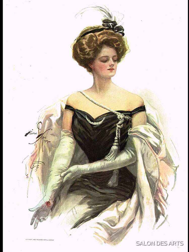 The Evening (1909) - Harrison Fisher by SALON DES ARTS