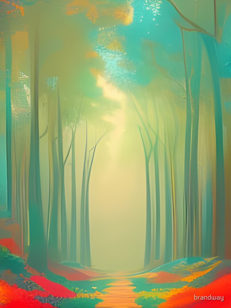 Vibrant Journey Through the Forest by brandway
