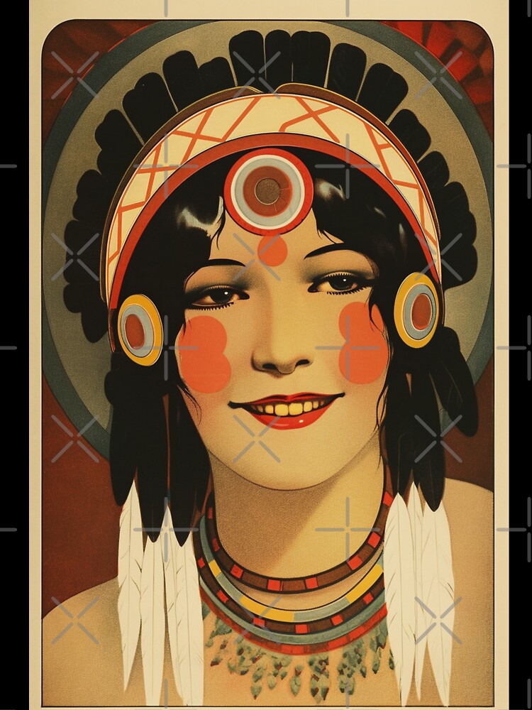 Native American Woman Smiling by JardimLorien