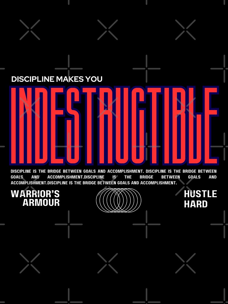 Discipline Makes You Indestructible Quotes for Him by WarriorsArmour
