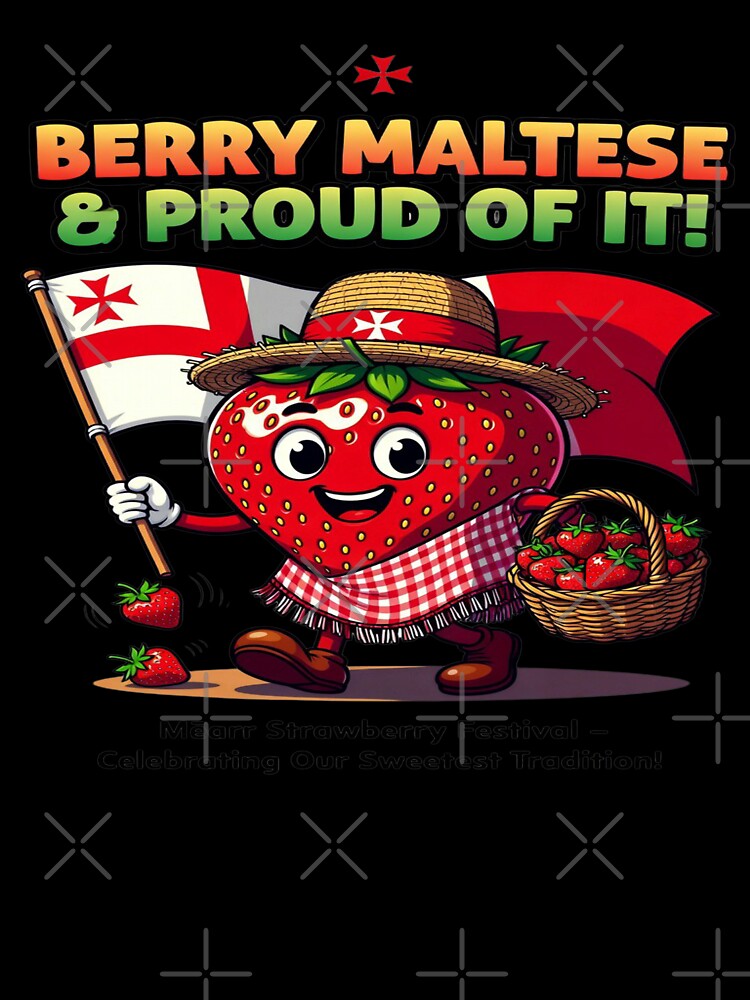 Berry Festa in Māarr – Let’s Get Strawberry Wild! Funny Malta Strawberry Festival T-Shirt | Cute Maltese Berry Graphic Tee by Sushikidsntod