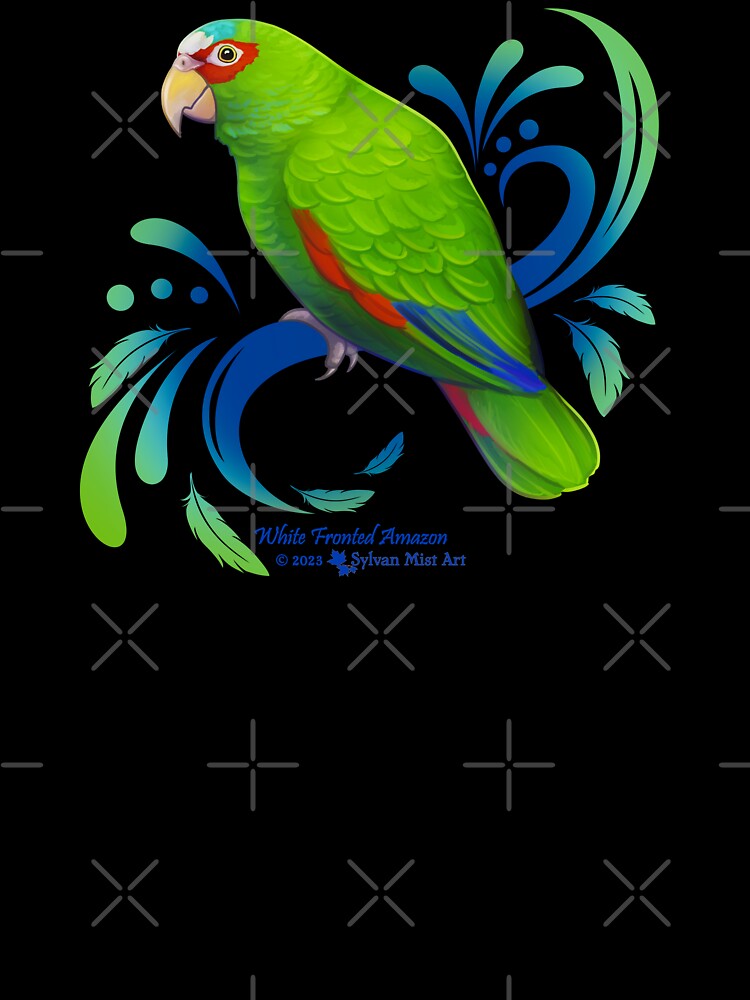 White Fronted Amazon Parrot by sylvanmist