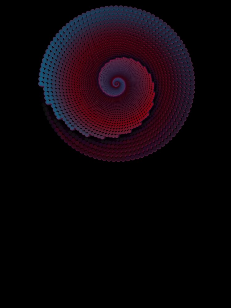 Dark Gradient 3D Pattern Design by Zareen Sayyed