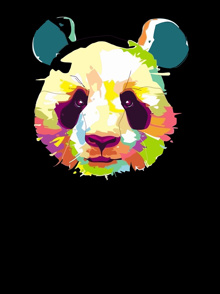 Colorful Panda by zaher97