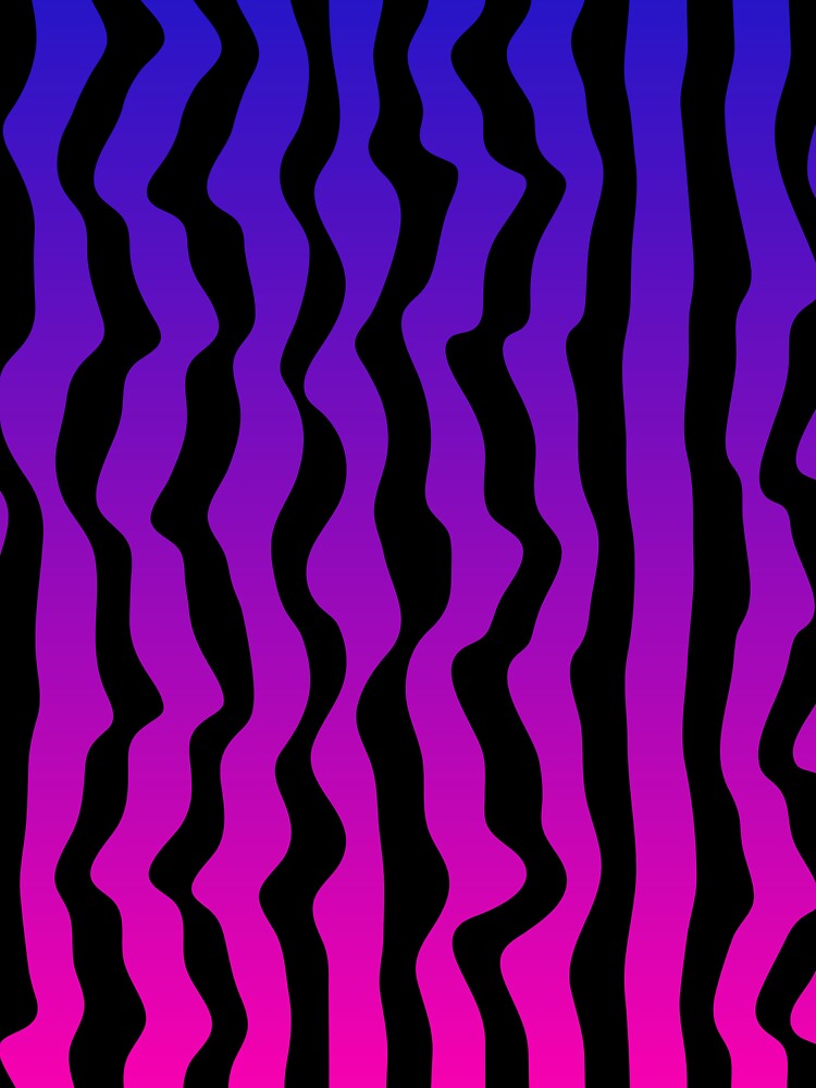 Blue to Pink gradient lines pattern by Pattrenonly