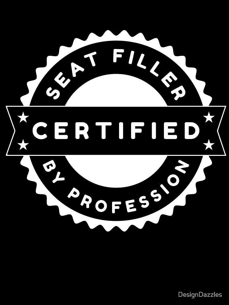 Certified Seat Filler by Profession – The Unsung Hero of Events | seat filler by DesignDazzles