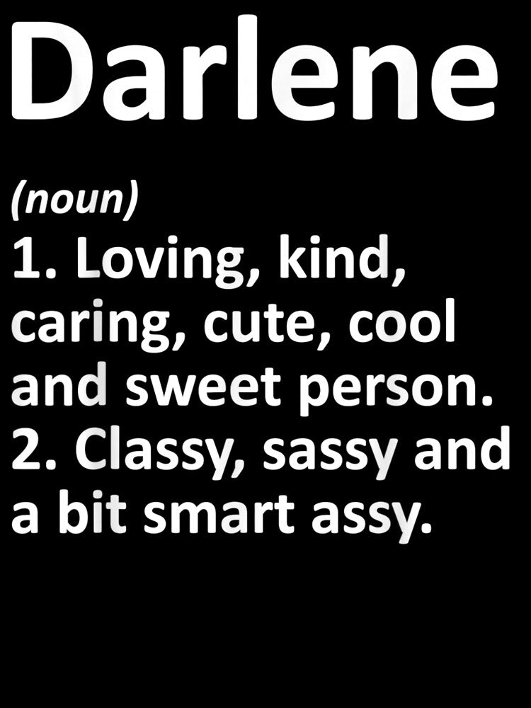 DARLENE Definition Personalized Birthday Idea by DeannaMarks
