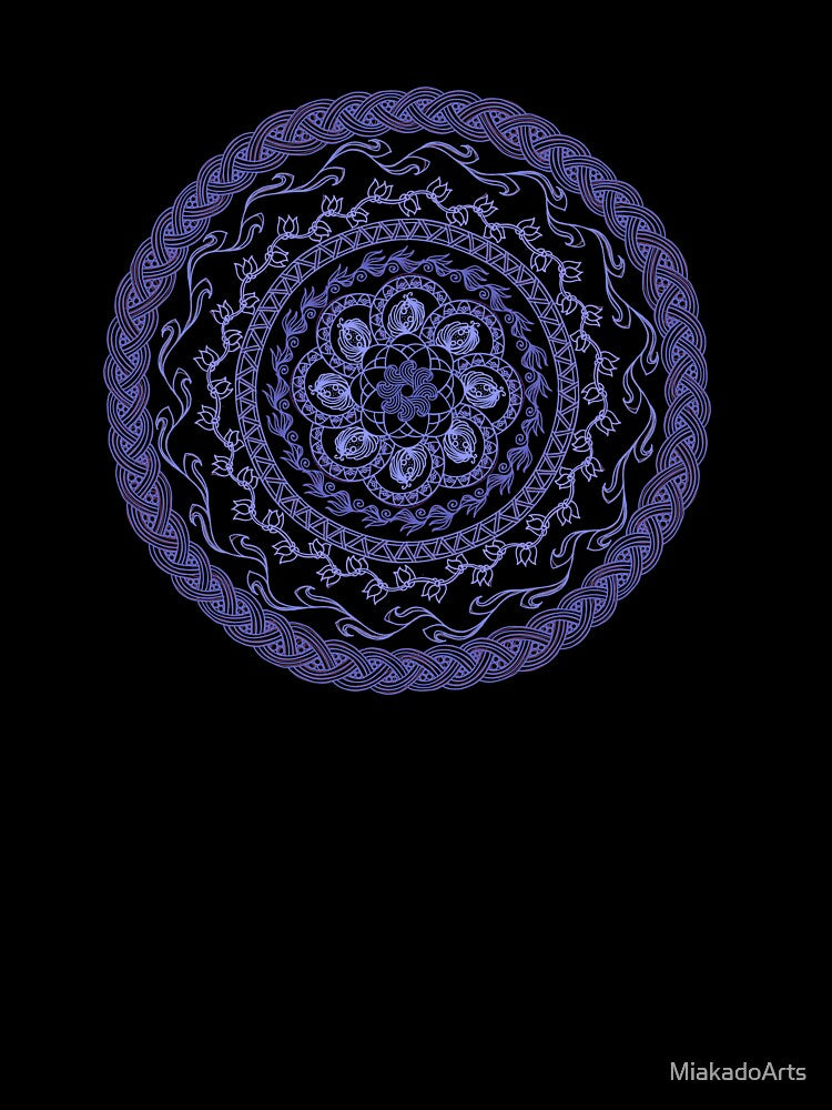 Mandala 09 Violet by MiakadoArts