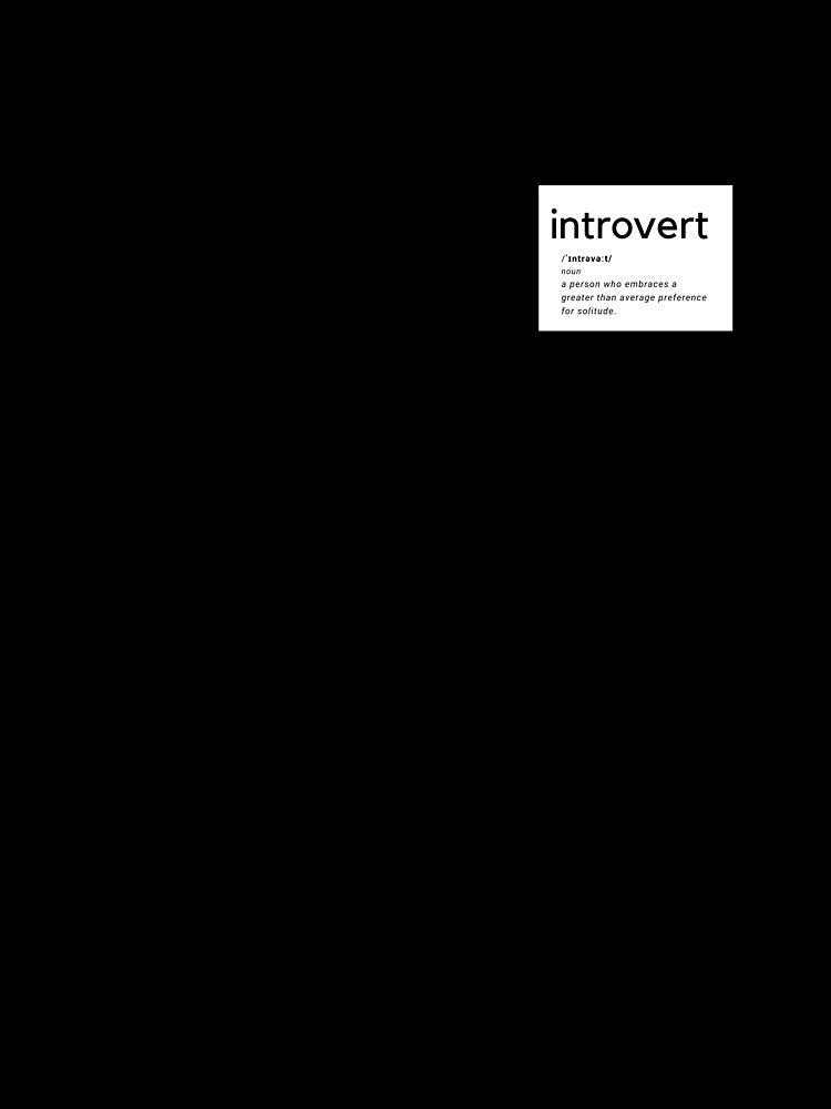 Introvert Text Design Graphic by violinh