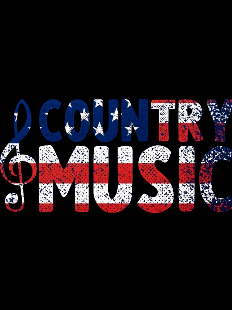 Country Music USA Retro Vintage Guitar by CarleAnderson