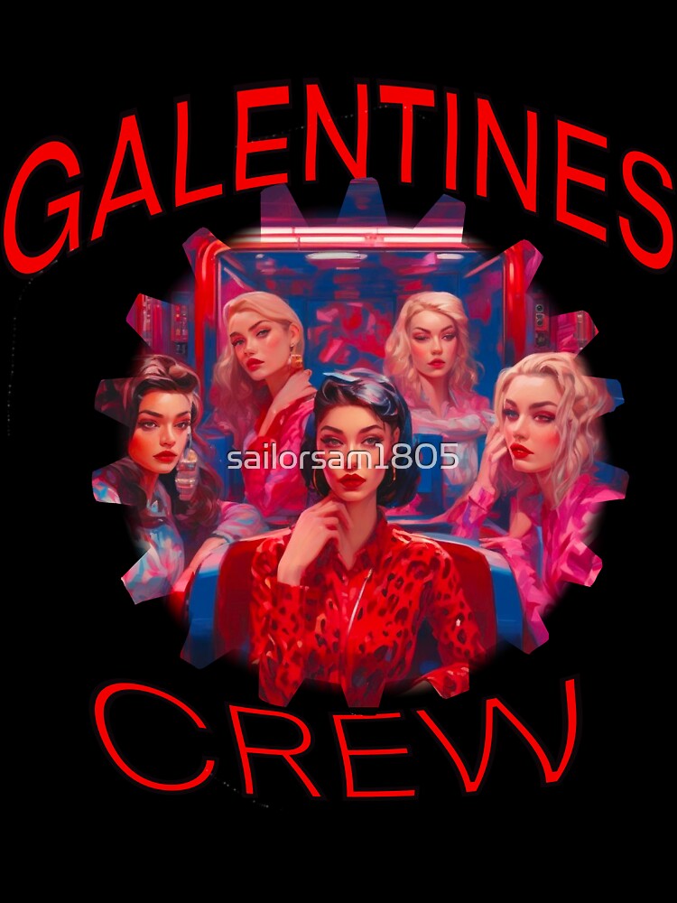 A group ofSurreal Super girl power Galentines crew submarine girls only crew by sailorsam1805