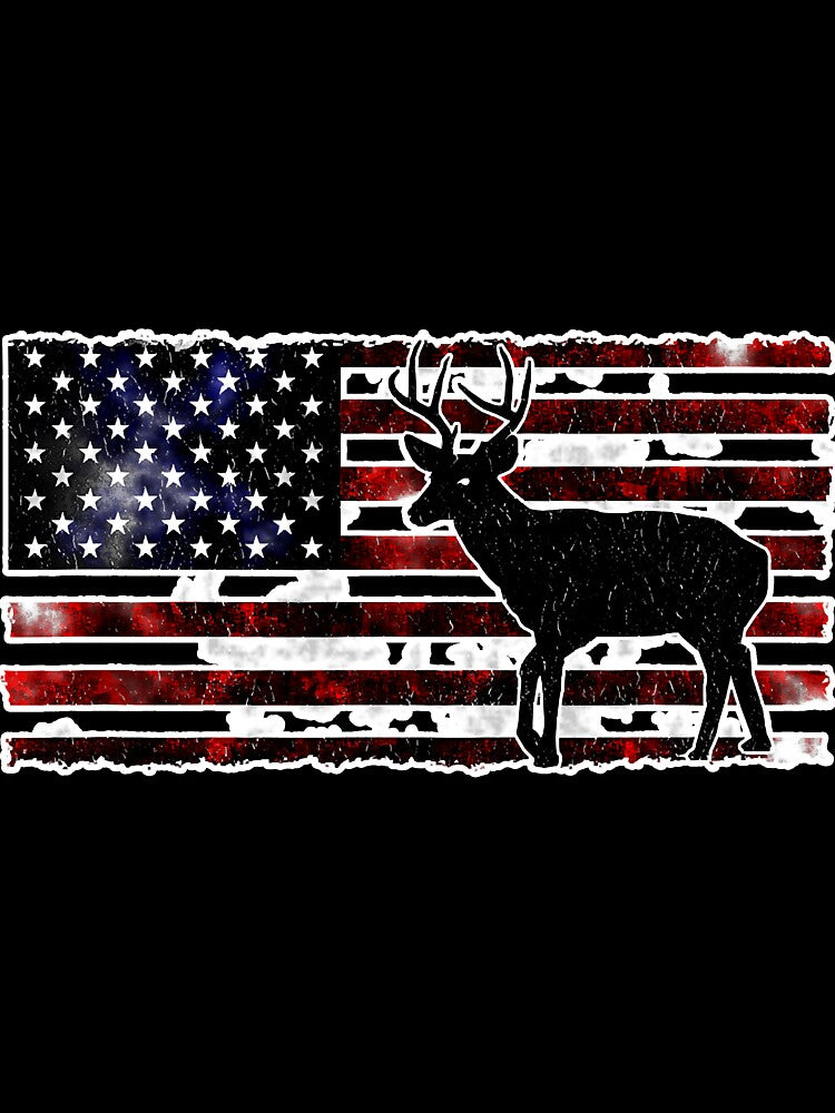 Patriotic American Deer Hunter Vintage by unassertive19