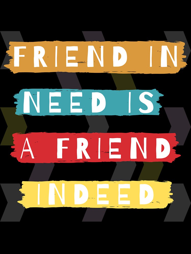 Friend in need is a friend indeed by GenChi