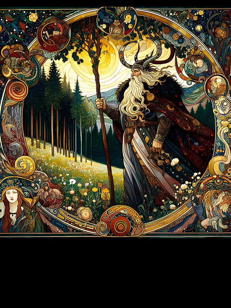 Odin in Summer | Light of the Nine Realms by Stoneflower-Art