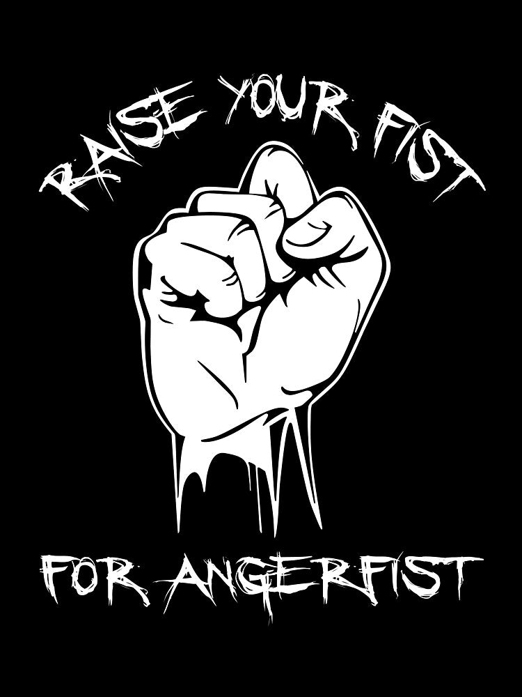 Raise Your Fist (White) by P3DROCARNITAS