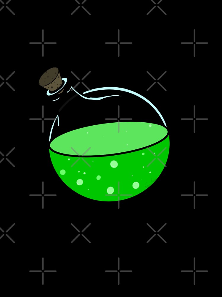 Green potion bottle by NatMorozov