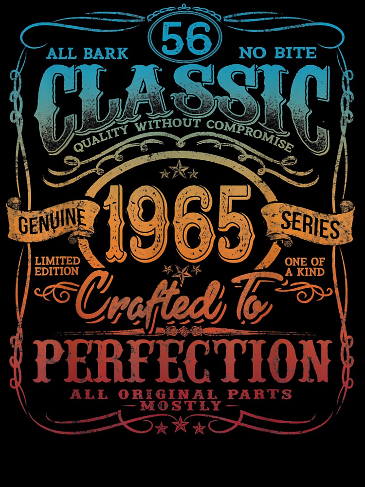 Vintage 1965 Limited Edition 56 years old 56th Birthday by DeannaMarks