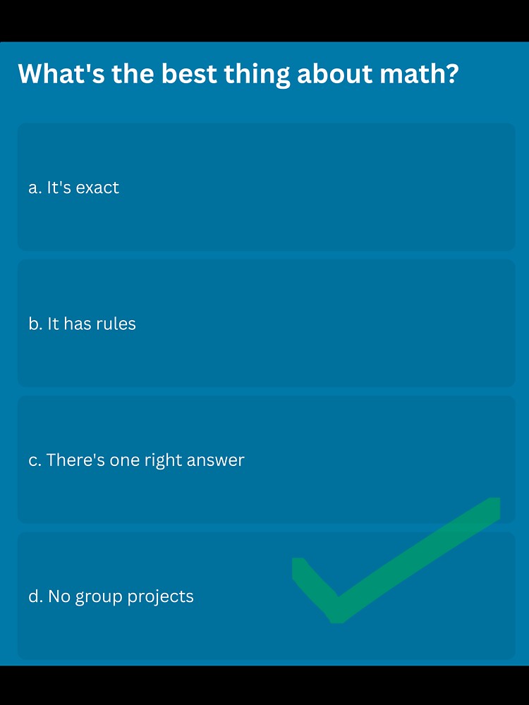 What's the best thing about math quiz by 4-Store