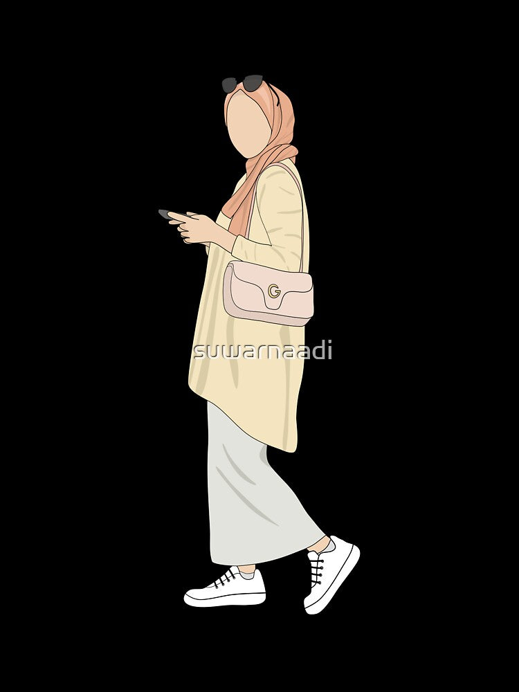 Casual Hijab Outwear by suwarnaadi